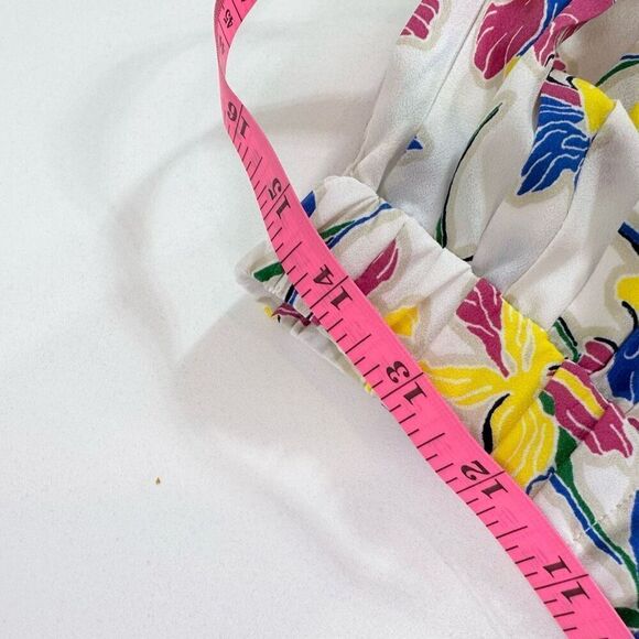 Banana Republic Skirt Womens Medium Pleated Floral Flowy Midi Career Formal - Picture 3 of 8